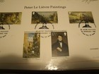 Limited Edition First Day Lithograph   Peter Le Lievre Paintings  1980 Stamps