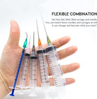 Glue Applicator Syringe With Blunt Tip Needle And Cap  For Liquid  Glue  Ink  Pe