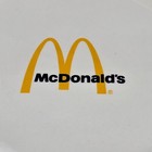 Vintage 1970 s Mcdonalds Golden Arches Restaurant Ceramic Pottery 6 3 4    Ashtray