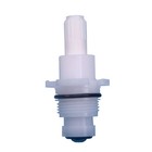 Us Hardware P-1324c White Plastic Faucet Stem And Bonnet 2-3 14 H X 13 32 W In 