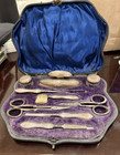 Antique Adie   Lovekin Ltd Birminham 7pc Sterling Silver Manicure Set