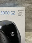 Hp X3000 G2 Wireless Optical  Mouse - Black New