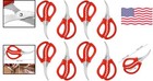 Stainless Steel Seafood Scissors - 8 Piece Set For Crab  Shrimp  Lobster   More