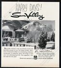 1958 Sun Valley Ski Area Idaho Winter Photo Vintage Print Ad