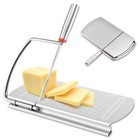 New Cheese Slicer Cheese Cutter Kitchen Tools Stainless Steel Ham Cutting Board