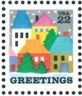 Scott  2245 22   Christmas Greeting Mint Sheet Mnh F vf  Cv  40 00