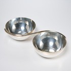 Christofle Sofrad Silver Plate Figure 8 Double Appetizer Serving Bowl 5pc Lot