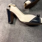 Vintage 50s Peep Toe Heels 