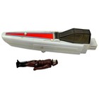 Vintage Battlestar Galactica Colonial Viper Pilot Figure Part Scarab Canopy 1978