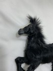 Vintage Real Hair Horse Figure Mane Tail Black Beautiful Decorative