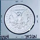 1889 Cc Morgan Silver Dollar Hi Grade Genuine U s  Mint Rare Key Coin 8504
