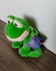 Russ Berrie Shining Stars Green Frog Soft Plush Stuffed Animal New 