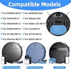 Replacement Parts Forrobot Vacuum Cleaner  6 Side Brushes  4 Mop Pads  4 Filters