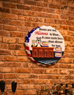 Hamms Beer Metal Sign Large Bottle Cap Bar Man Cave Decor Gift