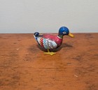 Vintage Tin Wind Up Waddling Mallard Duck Made In U s  - Zone Germany  no Key   