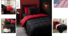 Stylish Twin Comforter Set - 5-piece Microfiber Bed In A Bag For All Seasons