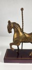 Vintage Brass Carousel Horse Collectible