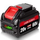 Pack For Dewalt Flexvolt 12 0ah 20v 60v Max Lithium-ion Battery Dcb609 Dcb606