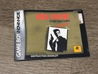 Max Payne Nintendo Game Boy Advance Gba  box   Manual Only  No Game