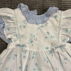 Vintage Mayfair Floral Apron Dress Baby Girl 24 Months 