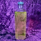 Dodge Permaflow V-2 Embalming Fluid Glass Bottle Full Vintage Mortuary Funeral