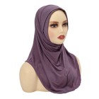 Instant Prayer Hijab Women Amira Scarf Shawl One Piece Muslim Turban Head Wrap