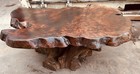 Redwood Burl Coffee Table