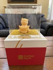 Cathay Bank Gold Plated Year Of The Pig Figurine Chinese New Year W  Box   Case