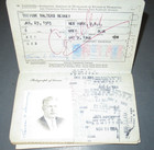 Vintage 1962 Us Passport Cancelled Stamped Dean Rusk Loaded W Stamps Obsolete