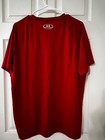 Under Armour Heatgear Loose Short Sleeve Mens Large L  Red Euc