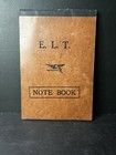 Antique Art Deco Era School Book Teachers   Composition Handwritten Ink 1920s