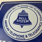Vintage Telephone Sign - Bell System Gas Pump Porcelain Phone Booth Sign