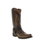 Stetson Outlaw Lug 12-020-6224-4072 Br Mens Brown Cowboy Western Boots 8 5