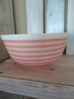 Htf Pyrex Pink Stripe 403 Mixing Bowl 2-1 2 Qt  1965-1967
