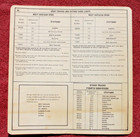 1968 Burlington Northern Railroad Timetable No 1 Chicago Division Railway Train