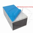 Aluminum Heatsink Motherboard Cooler Heat Sink Cooler Radiator Length 50mm-300mm
