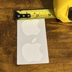 Apple I Phone Sticker 2 Apple Solid White 2x2 One Sided Original Co Logo Sticker