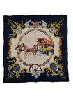 Set Of Two Vintage Horse Embossed Neck Scarves