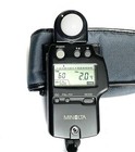 Photographers  Minolta Ivf Flash   Ambient Light Meter  Tested  Good Condition 