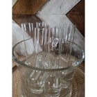 Clear Glass Tequilla Vodka Set 6 Tall Shot Glasses With Ice Chiller Bowl