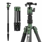 Lightweight 62  Carbon Fiber Travel Tripod  Compact Camera Stand  Metal Ball Hea