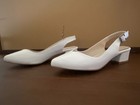 Women s Bridal Slingback Shoes     New In Original Box     Vegan Leather