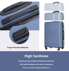 Travelhouse 4-piece Hard Luggage Set     Spinner Wheels  Tsa  Blue