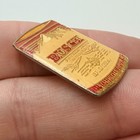 Red Busch Beer Can Lapel Pin Anheuser Busch Brewery Advertising Vintage
