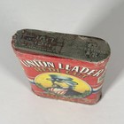 Vintage Advertising Empty Union Leader Vertical Pocket Tobacco Tin - 1917 Series