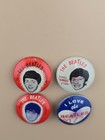 Vintage Pins  the Beatles   Paul -ringo - Lennon 1964 Pinback Set 