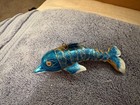 4    Chinese Copper Cloisonne Enamel Dolphin Hang Decoration Pendant