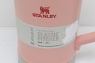 New Stanley Stay-chill Classic Pitcher 64 Oz Insulated Stainless Steel Lid Peach