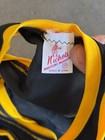 Vintage 70s 80s Nichols Wrestling Products Singlet Black yellow Ames Iowa
