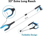 Heavy Duty Grabber Tool Industrial Pick Up Stick Hand Grip Reach Trash Reacher